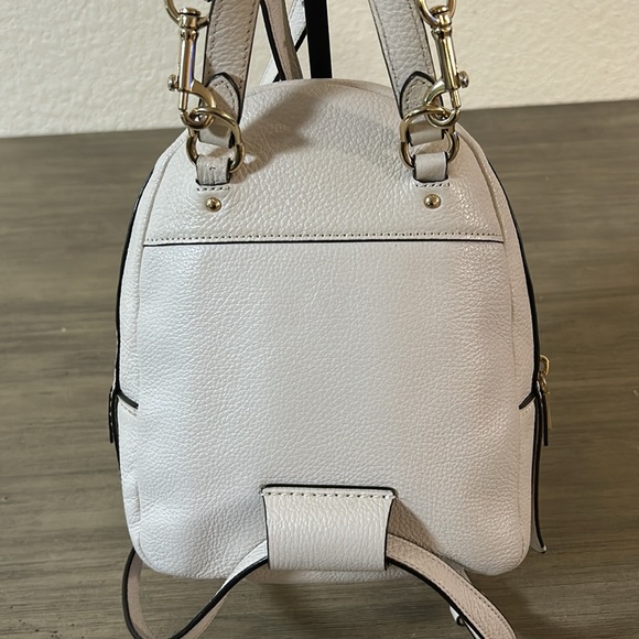 Coach F30530 White Mini Andi Backpack - Picture 3 of 11